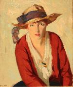 Robert Henri The Beach Hat oil painting artist